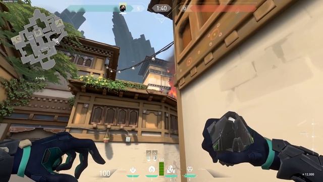 Valorant Viper Smoke Tutorial - A Site Heaven (Haven Map)