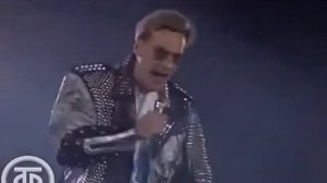 Олег Газманов и Галина Романова. Группа Эскадрон. Телешоу 50 на 50. 3-летие программы. 1992 год