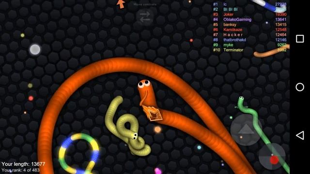 Играем в Slither.io(3) смотреть онлайн