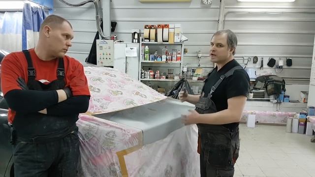 Проект покраски Honda Accord 7 шпатлевание багажника часть3 смотреть онлайн