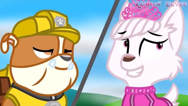 Omg rubble how  kick sweetie so hard and she did not like muffins