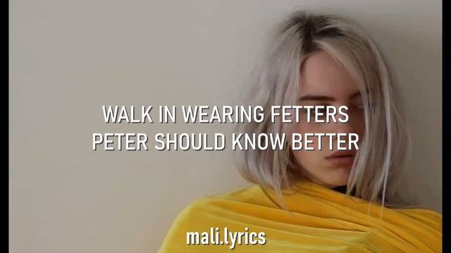 all the good girls go to hell - billie eilish (lyrics) // @mali.lyrics