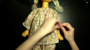 Сашенька радуется солнышку! Украшаю редкую советскую куклу от подписчика Марии :)