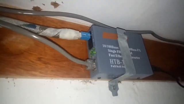 how to extend internet connection using fiber cable and media converter