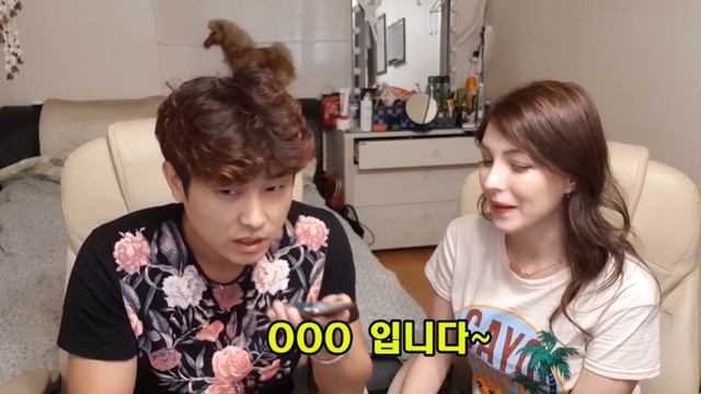 영어로만 배달음식 시키기!ㅋㅋㅋ Корейский английский! а ты понимаешь о чем они говорят?) [국제커플]