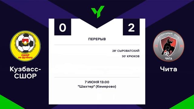 СИБЮФЛ-2. Кузбасс-СШОР (Кемерово) – Чита. смотреть онлайн