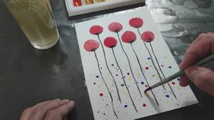 Цветочная открытка: лёгкий и тёплый рисунок от руки – Thread & Bloom