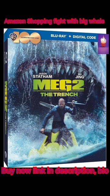 Amazon Shopping#movie&film #westerntv #fight with big whale#Meg 2: The Trench (Blu-ray#Shorts #ytsh