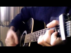 ГрОб - "Про дурачка". Аккорды в Am и бой, на гитаре