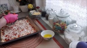Пирог Пицца со свежим луком! Домашняя еда Кухня Рецепты