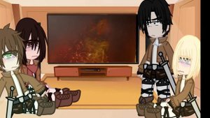 ⚔️|| Aot Reagindo ao Rap do Godzilla || O REI DOS MONSTROS || Papyrus da batata || Gc ||⚔️