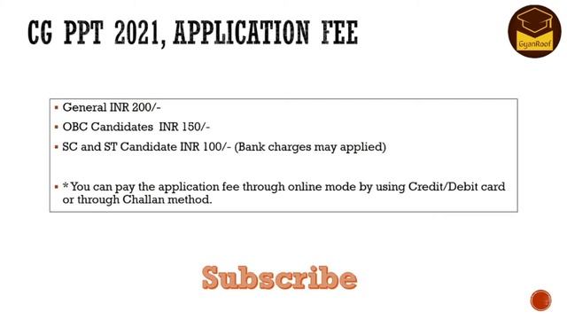 Chhattisgarh polytechnic exam details 2021, CG PPT 2021, Important dates, Application Form, Fees, E