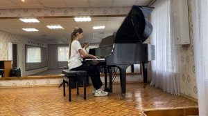 И.С. Бах « Трехголосная инвенция» Ре мажор  Симоненко Валерия 12 лет