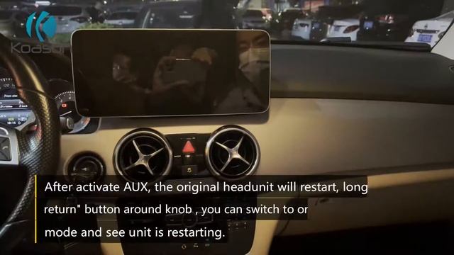How to Activate AUX in Koason Mercedes Benz Android Screen NTG4.5 смотреть онлайн