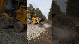 Отсыпка заезда на участок. Строим дорогу. Иркутск 99-44-40