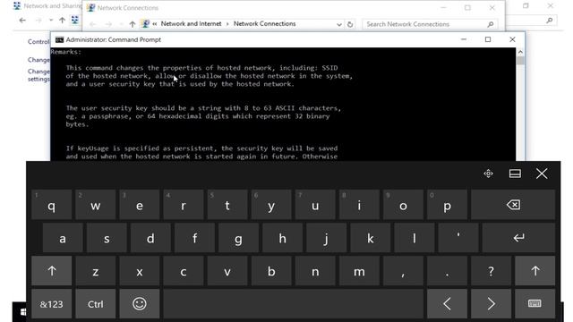 How to create host wifi from existing network connection