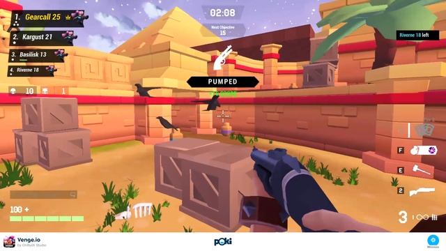 Venge.io Funny game with noobs смотреть онлайн