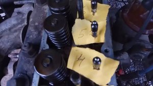 Пометка порядок штанг выниманием 402 двигатель