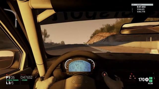 Project CARS - BMW M3 GT4 Laguna Seca | simulation mode смотреть онлайн