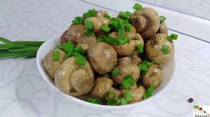Как вкусно ЗАМАРИНОВАТЬ ШАМПИНЬОНЫ с чесноком и укропом? Грибочки вкуснее, чем в магазине