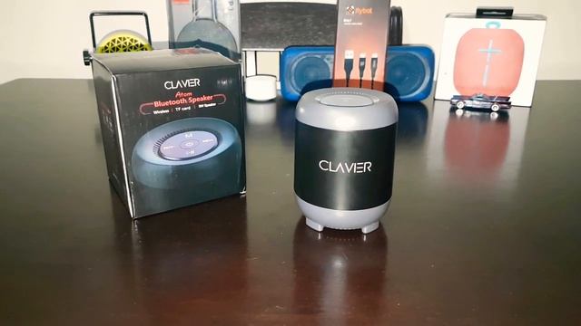 Review of Clavier Atom Bluetooth Speaker. 5watt downfiring speaker. Giveaway at 1000 views.. смотреть онлайн