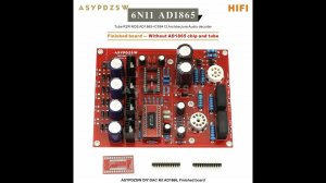 Sound TEST DAC AD1865 Tube R2R