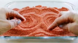 Jam Air. Satisfying video. Цветной песок.