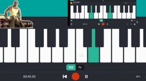 GTA San Andreas Theme Music On Piano.
