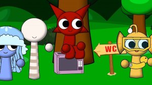 Sprinki|СПРУНКИ или СПРУНКЕ спрятались в лесу| МУЛЬТФИЛЬМЫ SPRUNKI