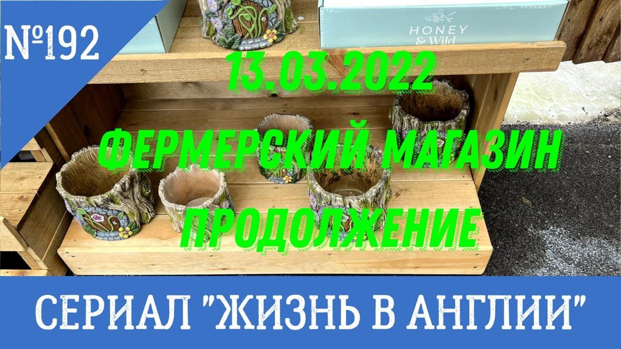 Фермерский магазин продолжение. 13.03.2022. №192 Жизнь в Англии.