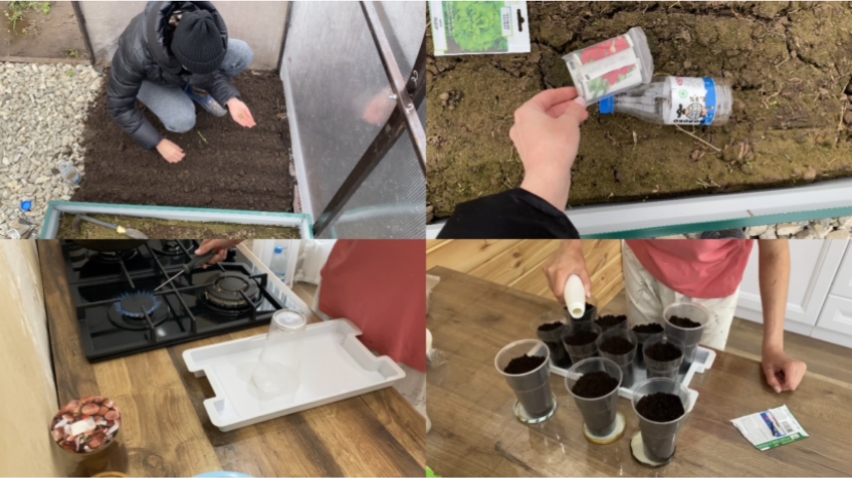 ОГОРОДНЫЕ ДЕЛА🔥 ПЕРВЫЕ ПОСАДКИ🤩 ЗЕЛЕНЬ В ТЕПЛИЦУ// ОГУРЦЫ НА РАССАДУ🔥 смотреть онлайн