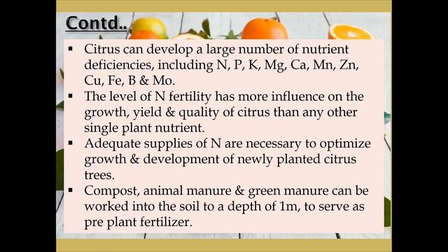Production Technology of Citrus by Gunjyot Singh #FRTS221 смотреть онлайн