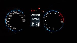 Mitsubishi Outlander панель приборов пересвет