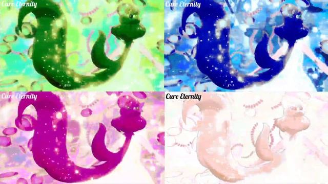 Cure Papaya Recolour Comparison - Green vs. Blue vs. Pink vs. White | Cure Eternity смотреть онлайн