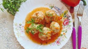 Тефтели в соево-медовом соусе