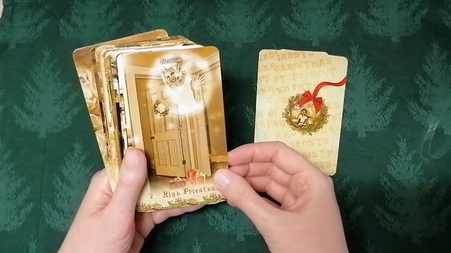 A Christmas Tarot Deck Flip Through