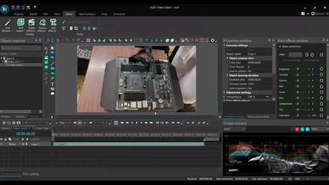How to Crop & Resize Videos for YouTube using VSDC Video Editor