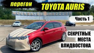 Перегон TOYOTA AURIS Владивосток - Краснодар. Часть 1 - Секретные места Владивостока!