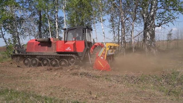 Мульчер гусеничный смотреть онлайн