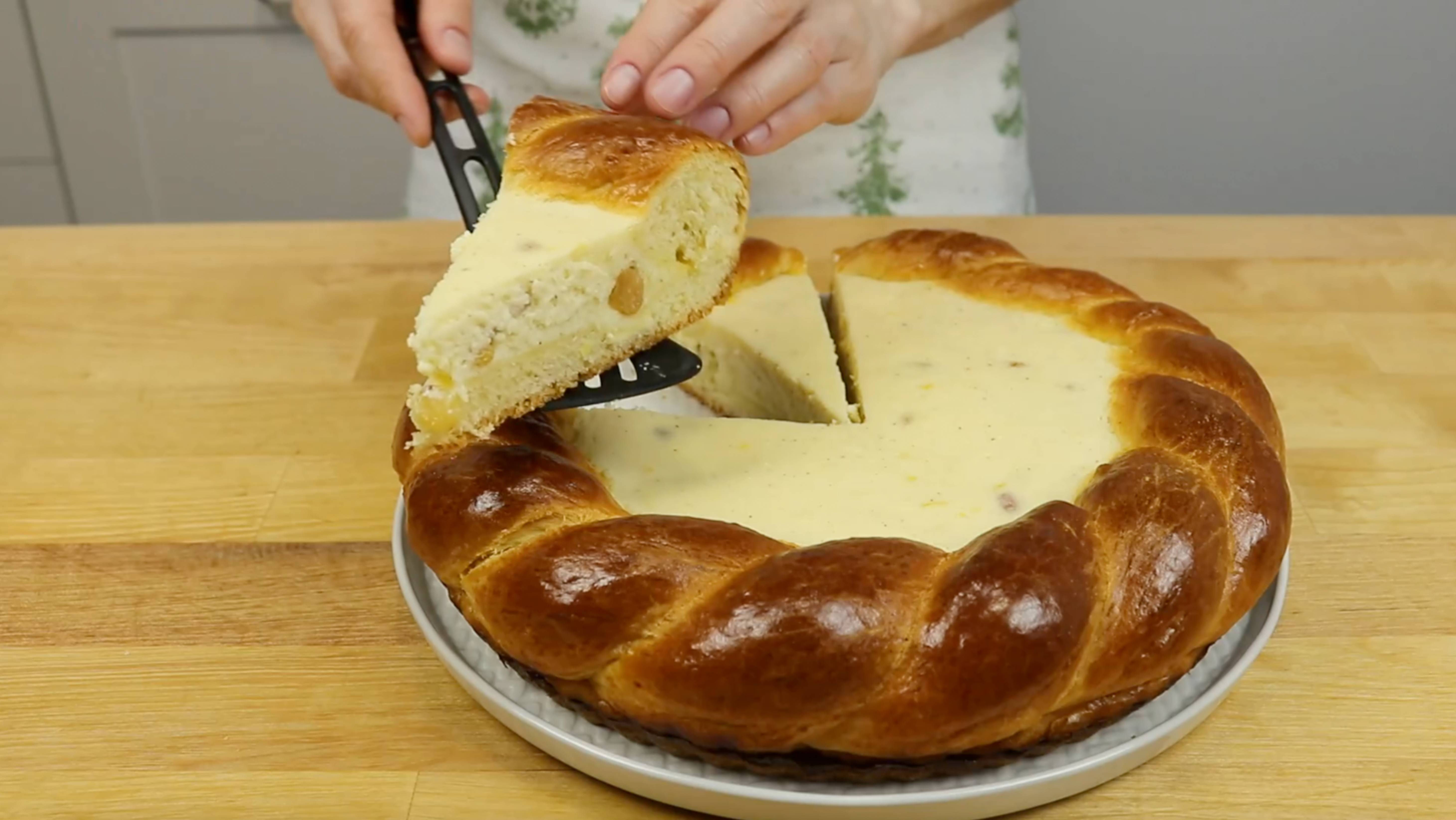 Румынский пасхальный кулич с творожной начинкой: рецепт сдобной ватрушки на Пасху. Выпечка