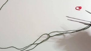 Как вязать в три нити от одного клубка