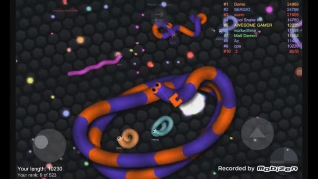 Slither.io-Одиночная игра.