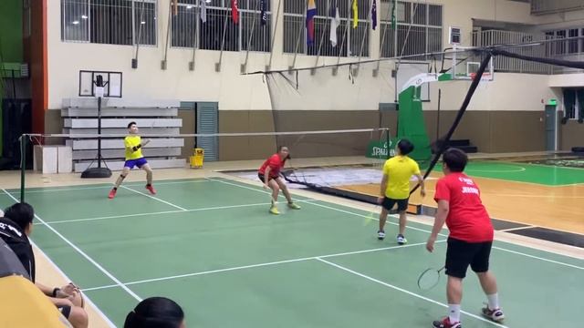 BADMINTON IN BGC TAGUIG GAMEPLAY 35 BEFORE LOCKDOWN GAME  badminton vlog