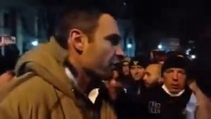 'Пид##ы бегом на Майдан', Кличко материться АП