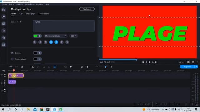 Faire un titre avec 2 incrustations vidéo - Tuto Movavi facile смотреть онлайн