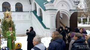 Праздник Вхождения Господне в Иерусалим - Вербное Воскресение в Свято-Благовещенском Киржачском м-ре