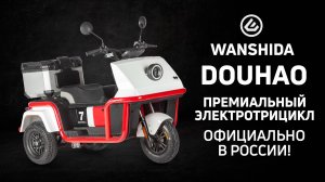 Wanshida DOUHAO - премиальный трёхколёсный электроскутер (трицикл) - официально в России!