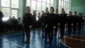 Показательное выступление Группы "Синьорины-Карабинеры Сибири" ННККС 25.01.2019 г.