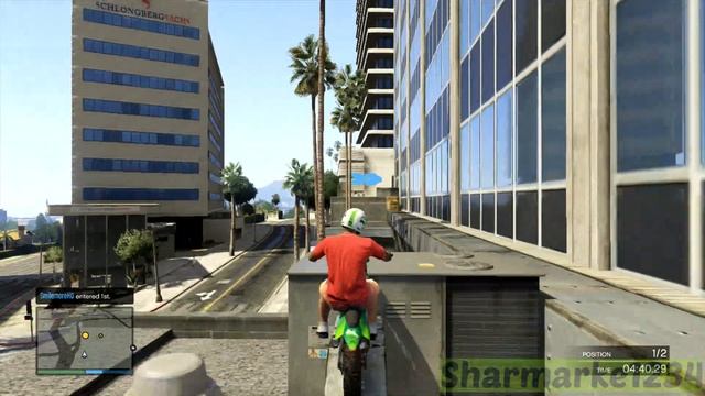 GTA 5 ONLINE Trails X! ( Fun Custom Race ) GTA V MULTIPLAYER