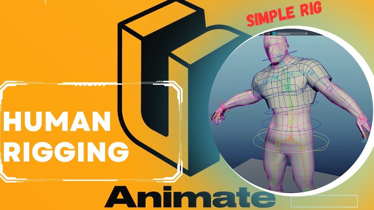 8 - Character rigging in Maya / Риггинг персонажа в Maya